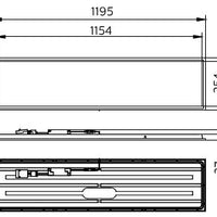 Philips CoreLine Panel gen6 LED 26W 4000K 3600 Lumen 220-240V UGR19 IP20/44 Weiß 1200x300mm