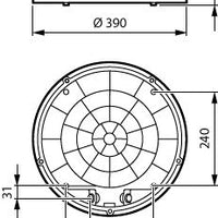 Philips CoreLine WL140V LED vägglampa 13W 1200 lumen 3000K IP65 IK10 Vit med rörelsesensor