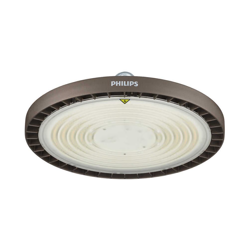 Philips Ledinaire Highbay LED 168W 20500 lumen 4000K IP65 IK06 Brede Bundel Grijs Gegoten Behuizing