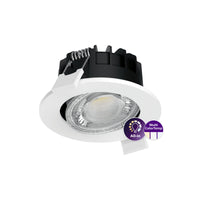 Philips Ledinaire Inbouwspot LED 6W 2700K 3000K 4000K dimbaar 550 lumen 40° Wit IP65