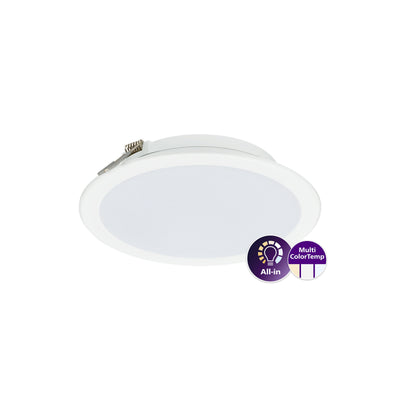 Philips Ledinaire SlimDownlight DN065B G4 LED 12W 1200 lumen 3000K 4000K 6500K Wit IP20 IP44 Ø175mm