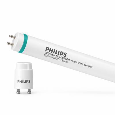 Philips MAS LEDtube VLE 1200mm T8 15.5W 4000K G13 Kaltweiß 2500 Lumen mattes Glas CE RoHS