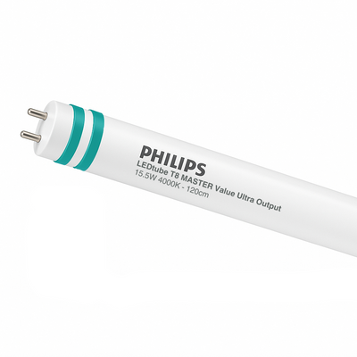Philips MASTER Value LEDtube T8 1200mm 15.5W 4000K 2500 lumen G13 Opaco Bianco Freddo