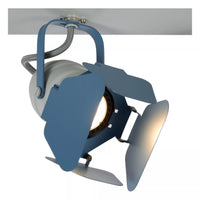 Lucide picto 3xGU10 blauwe LED plafondspot voor kinderkamer