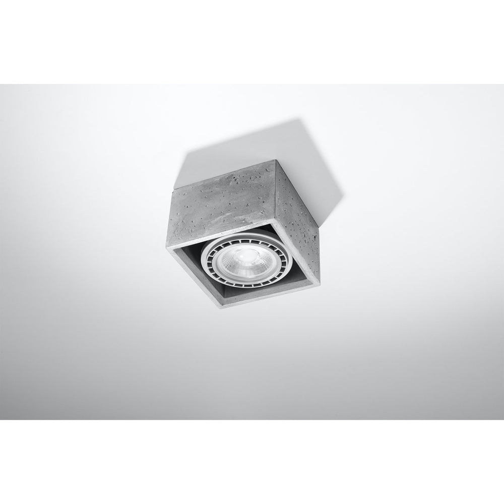 LED Plafondspot QUATRO - GU10 AR111 - excl. LED spot - Grijs