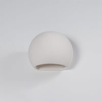 Sollux Lighting keramische wandlamp globe wit E27 fitting 60W LED compatibel