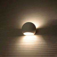 Sollux Lighting keramische wandlamp globe wit E27 fitting 60W LED compatibel