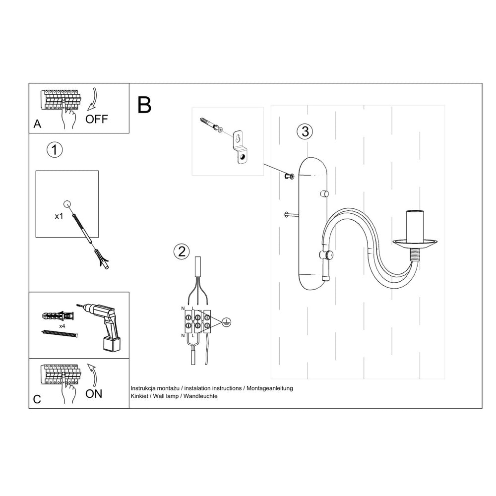 Hanglamp EDISON wit
