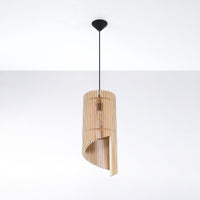 LED Hanglamp hout ALEXIA - 1 x E27 aansluiting 
