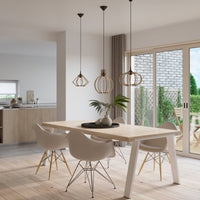 Sollux Lighting LED hanglamp met E27 fitting, 220-240V, mat gouden aluminium