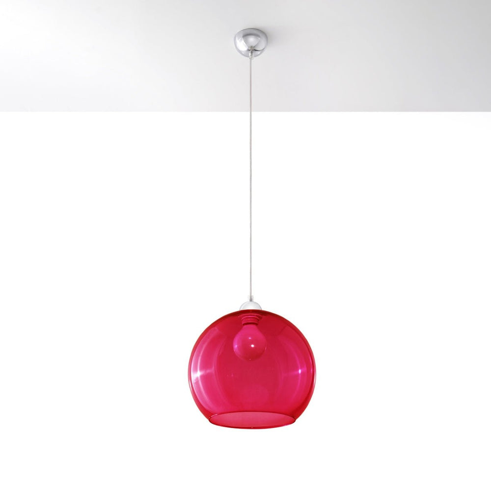 Hanglamp BALL red