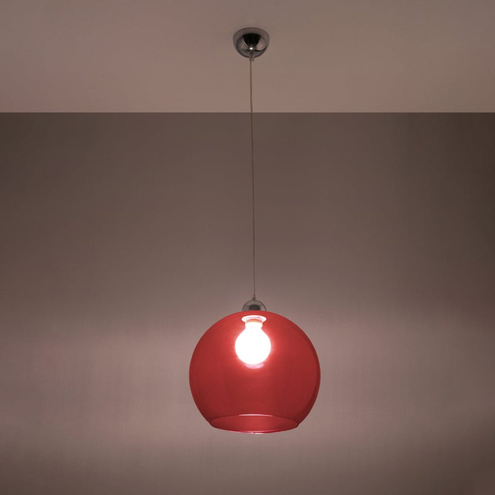 Hanglamp BALL red