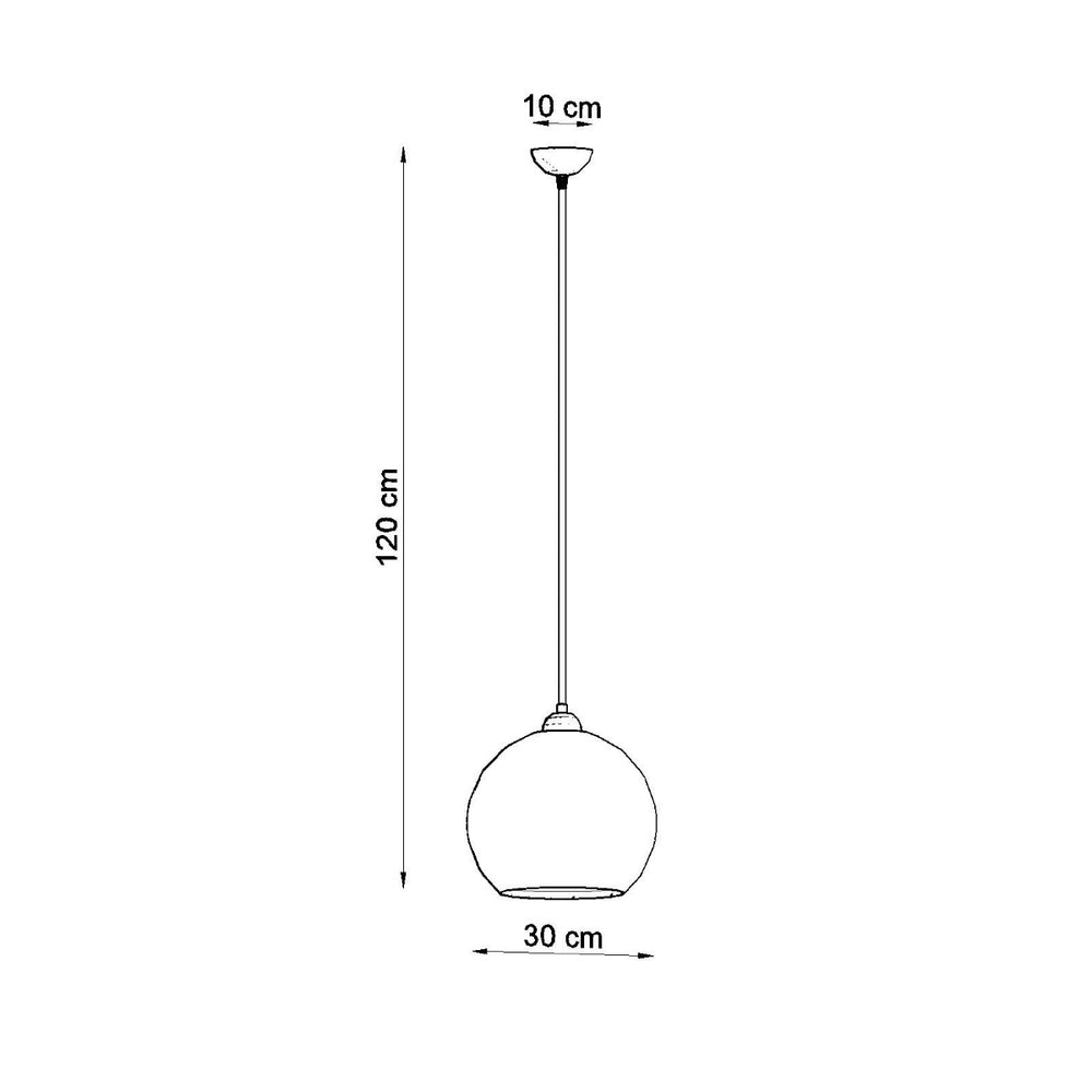 Hanglamp BALL red