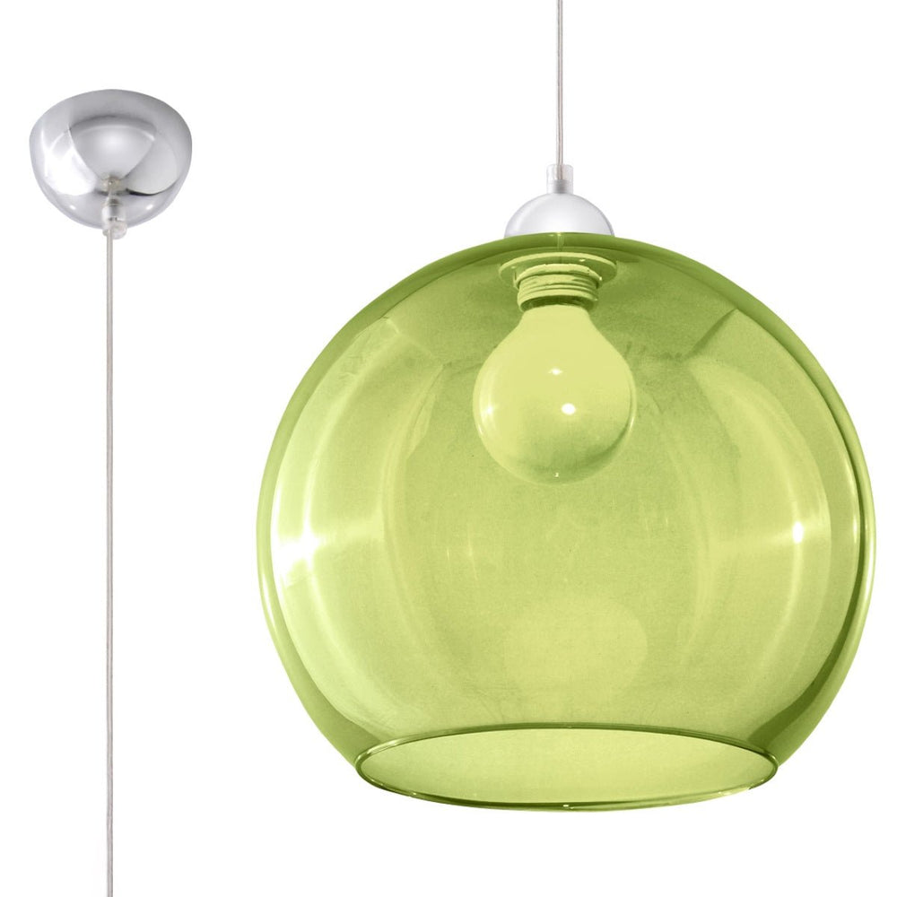 Hanglamp EDISON rood