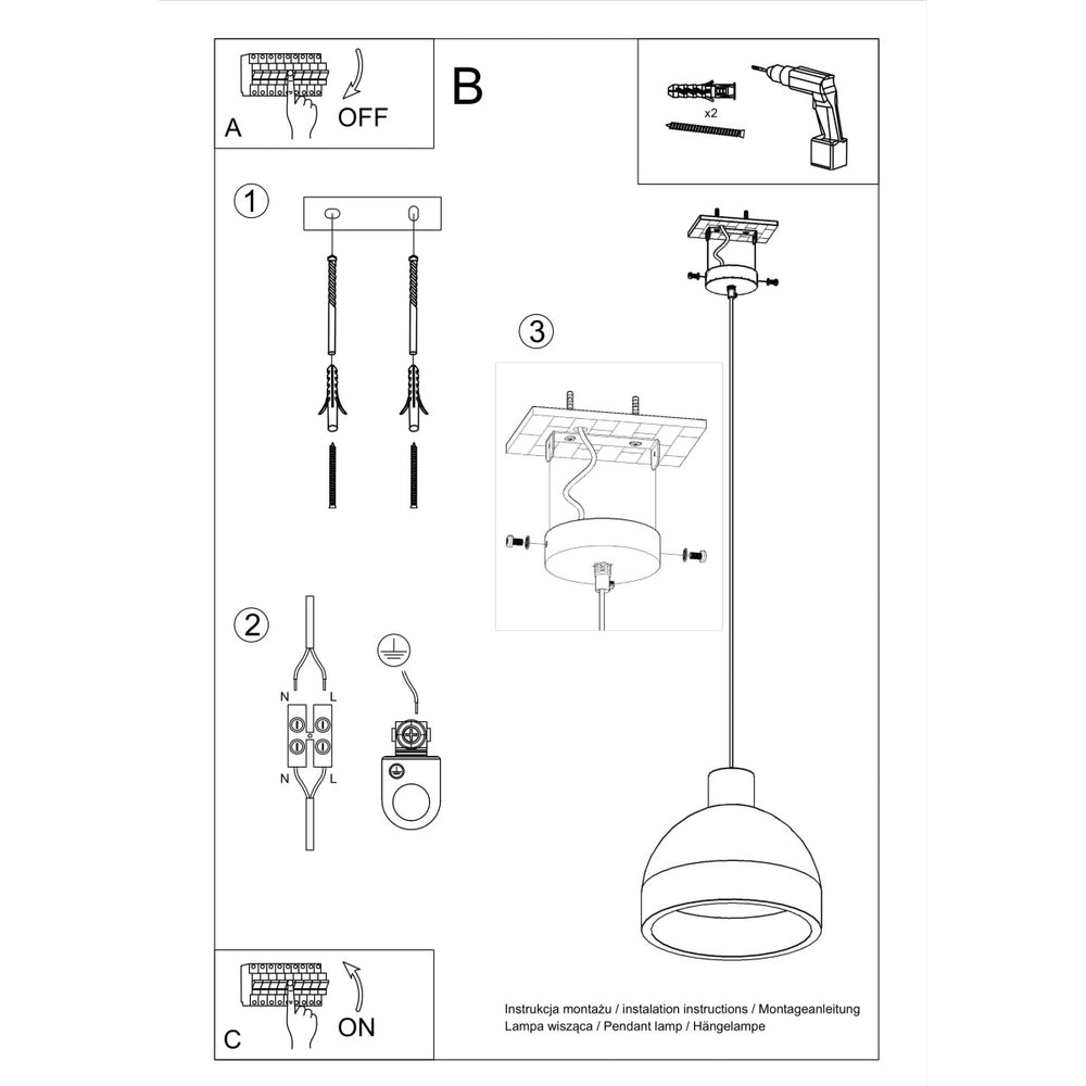 Hanglamp DAMASO
