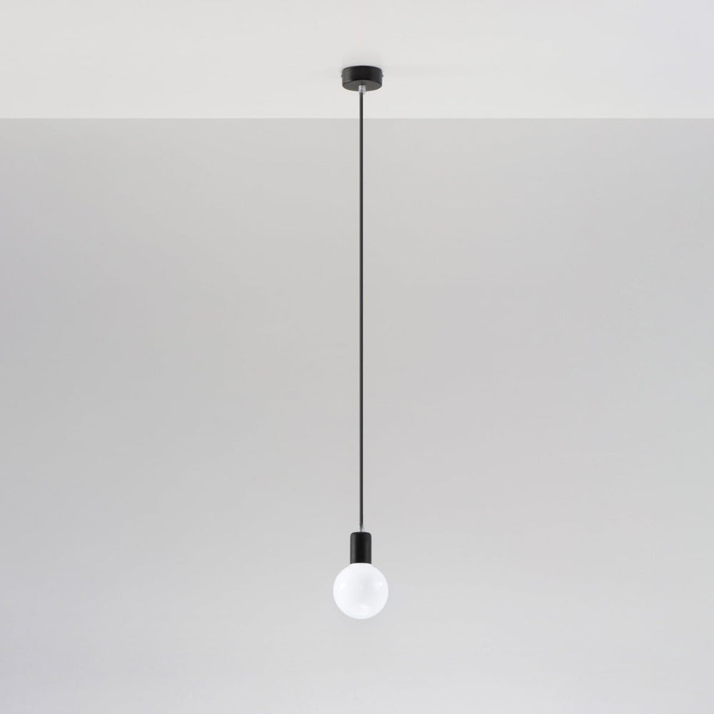 Hanglamp EDISON zwart