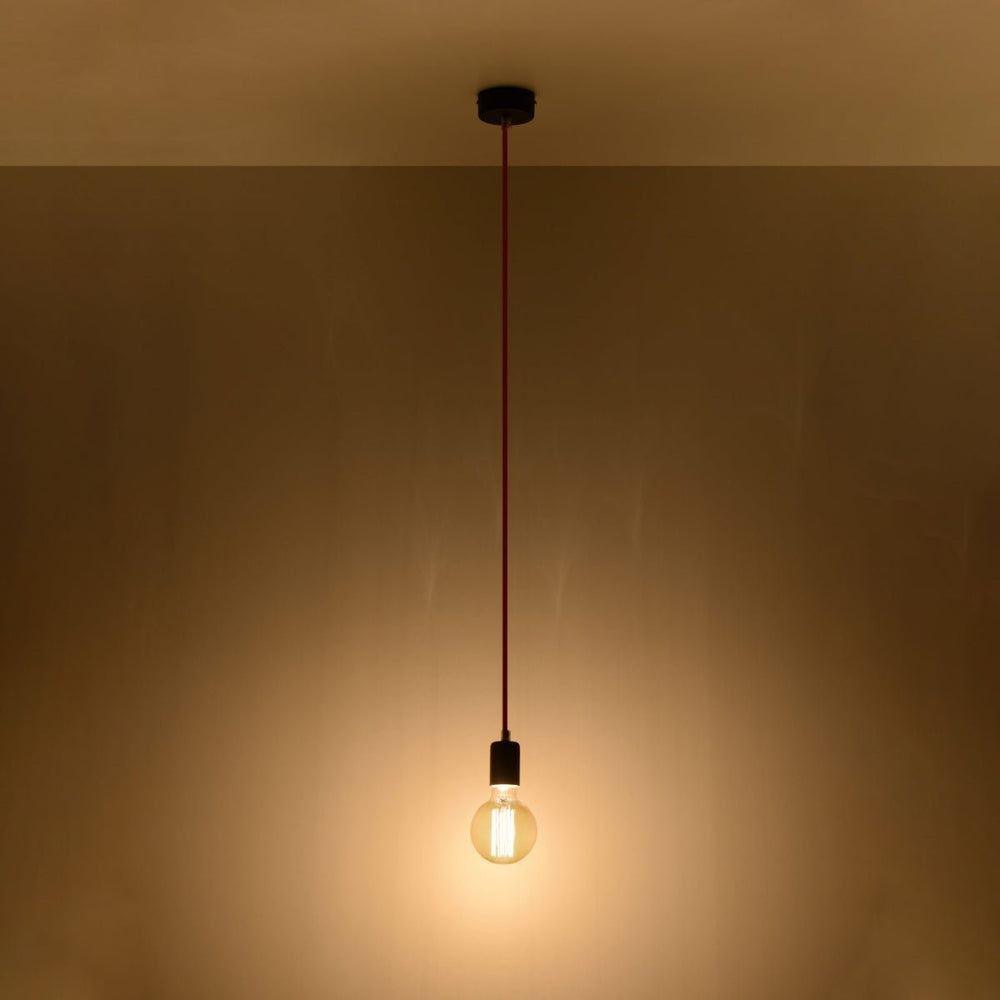 Hanglamp EDISON zwart