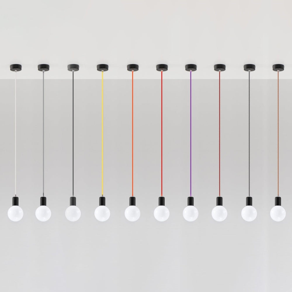 Hanglamp EDISON zwart