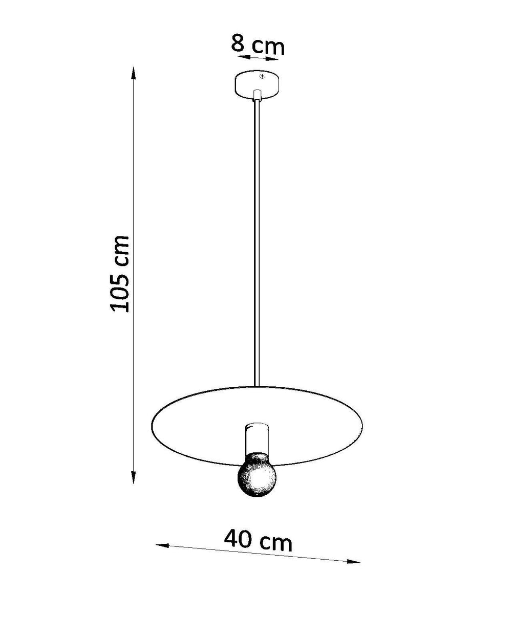 Hanglamp FLAVIO grijs