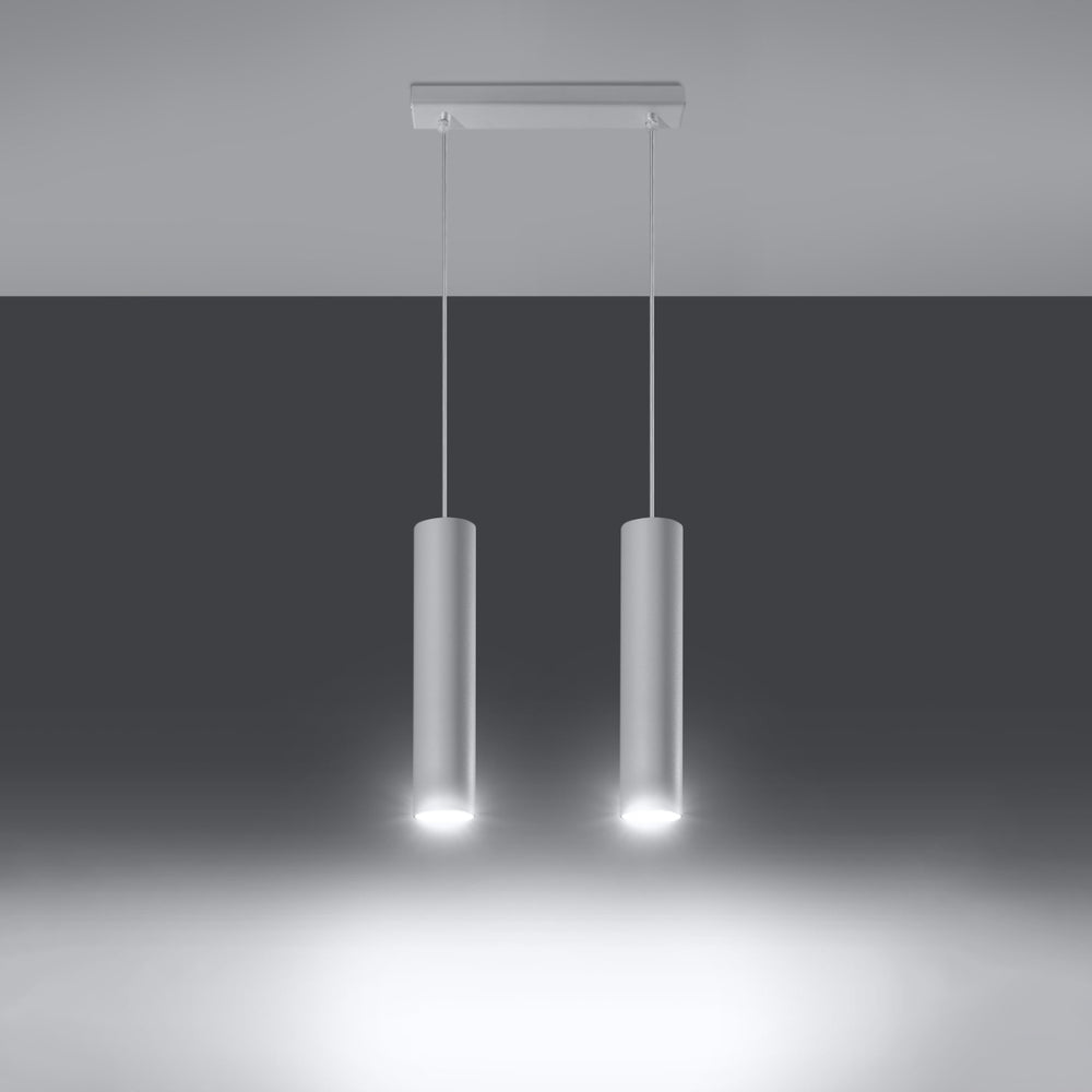 LED Hanglamp wit LAGOS - 2 x GU10 aansluiting