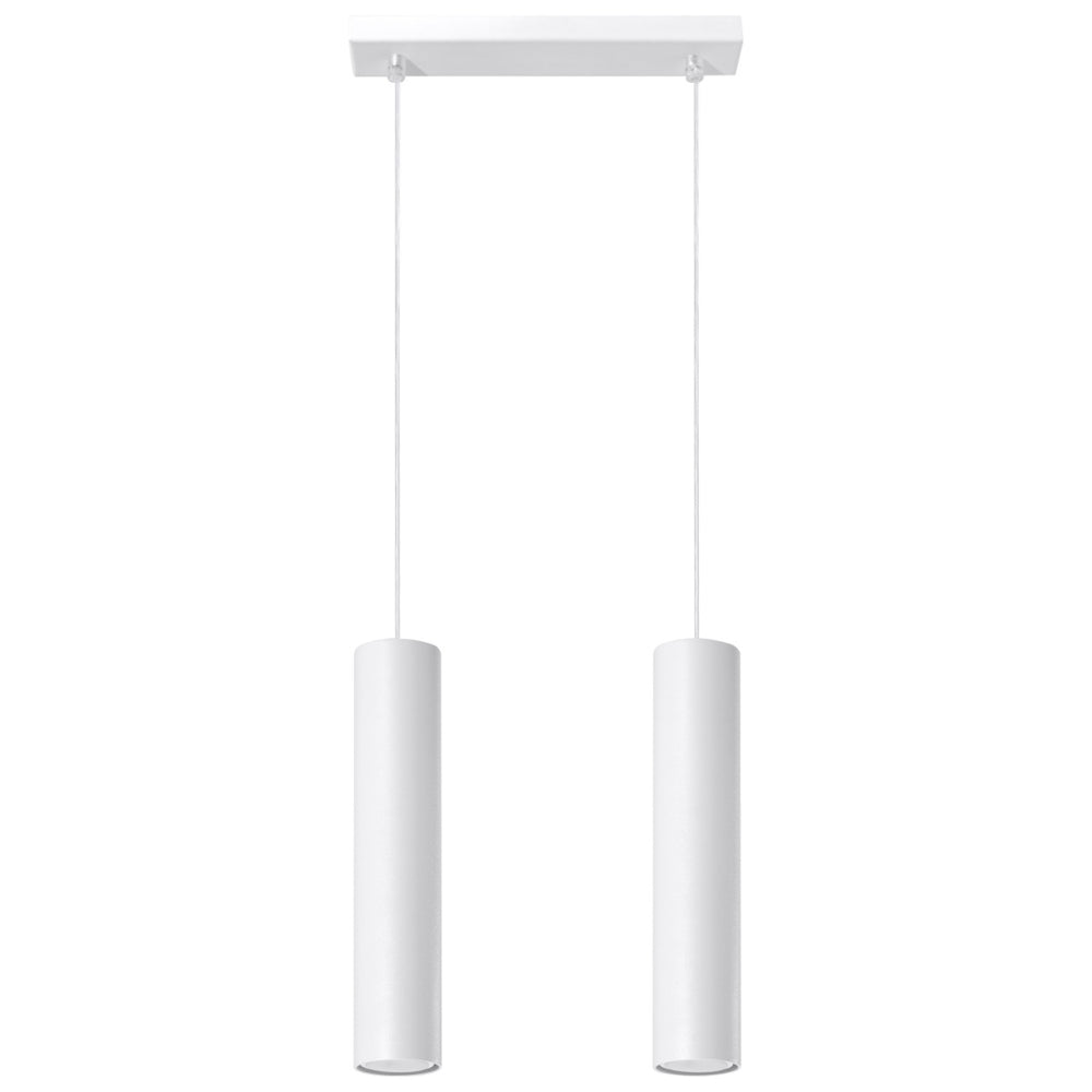 LED Hanglamp wit LAGOS - 2 x GU10 aansluiting