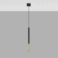 LED Hanglamp zwart goud MOZAICA - 1 x G9 aansluiting