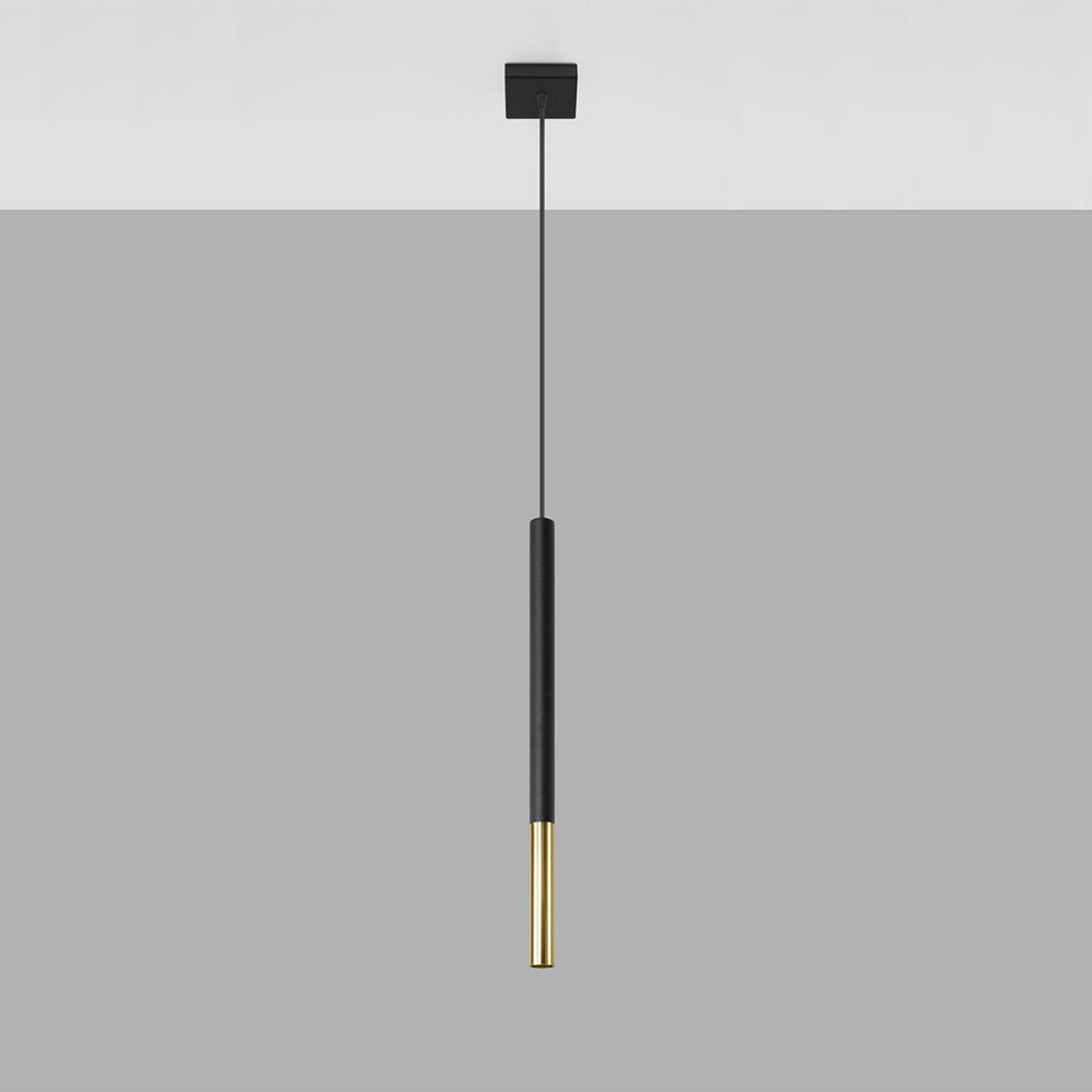 LED Hanglamp zwart goud MOZAICA - 1 x G9 aansluiting