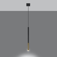 LED Hanglamp zwart goud MOZAICA - 1 x G9 aansluiting