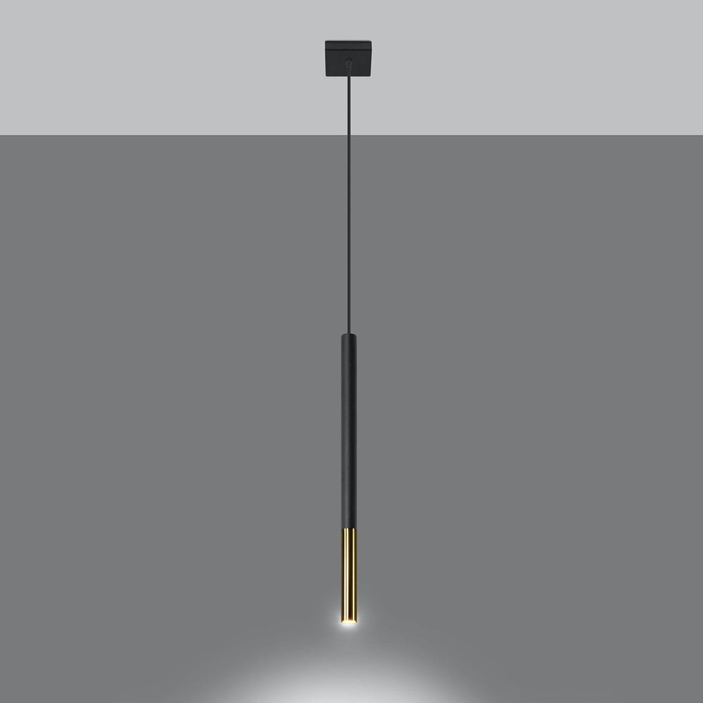 LED Hanglamp zwart goud MOZAICA - 1 x G9 aansluiting