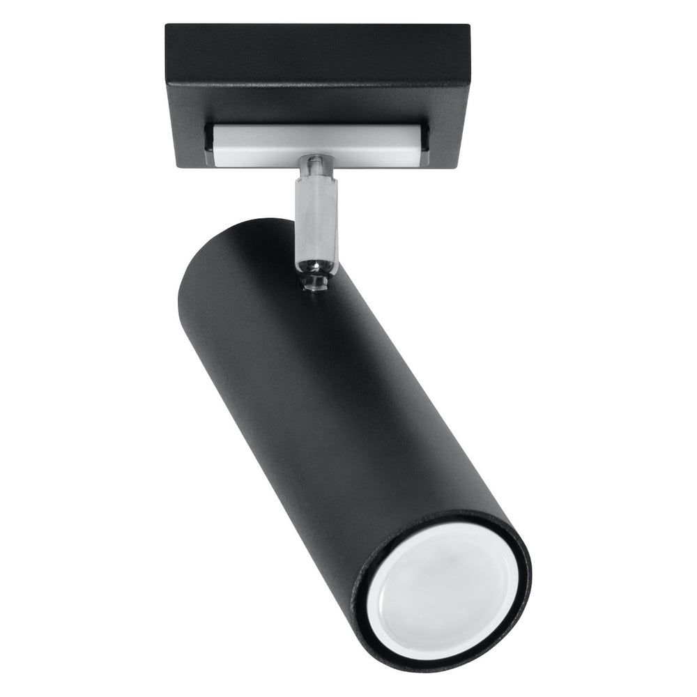 LED Plafondspot zwart zilver DIREZIONE - 1 x GU10 aansluiting