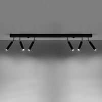 LED Plafondspot zwart EYETECH - 6 x G9 aansluiting
