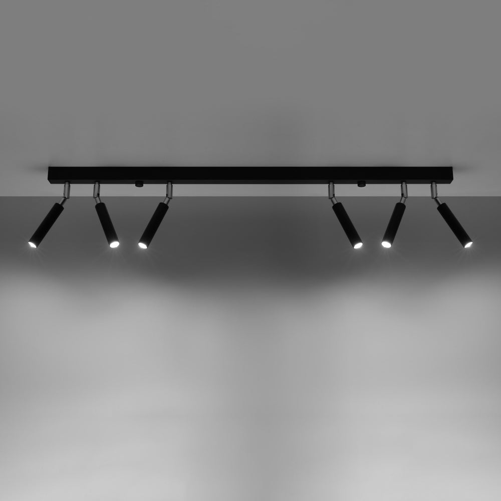 LED Plafondspot zwart EYETECH - 6 x G9 aansluiting