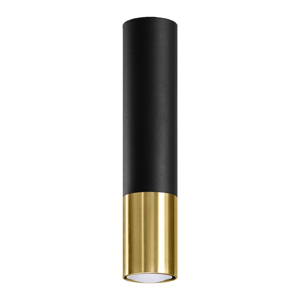 LED Plafondspot zwart goud LOOPEZ - 1 x GU10 aansluiting