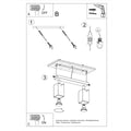 LED Plafondspot wit MERIDA - 2 x GU10 aansluiting