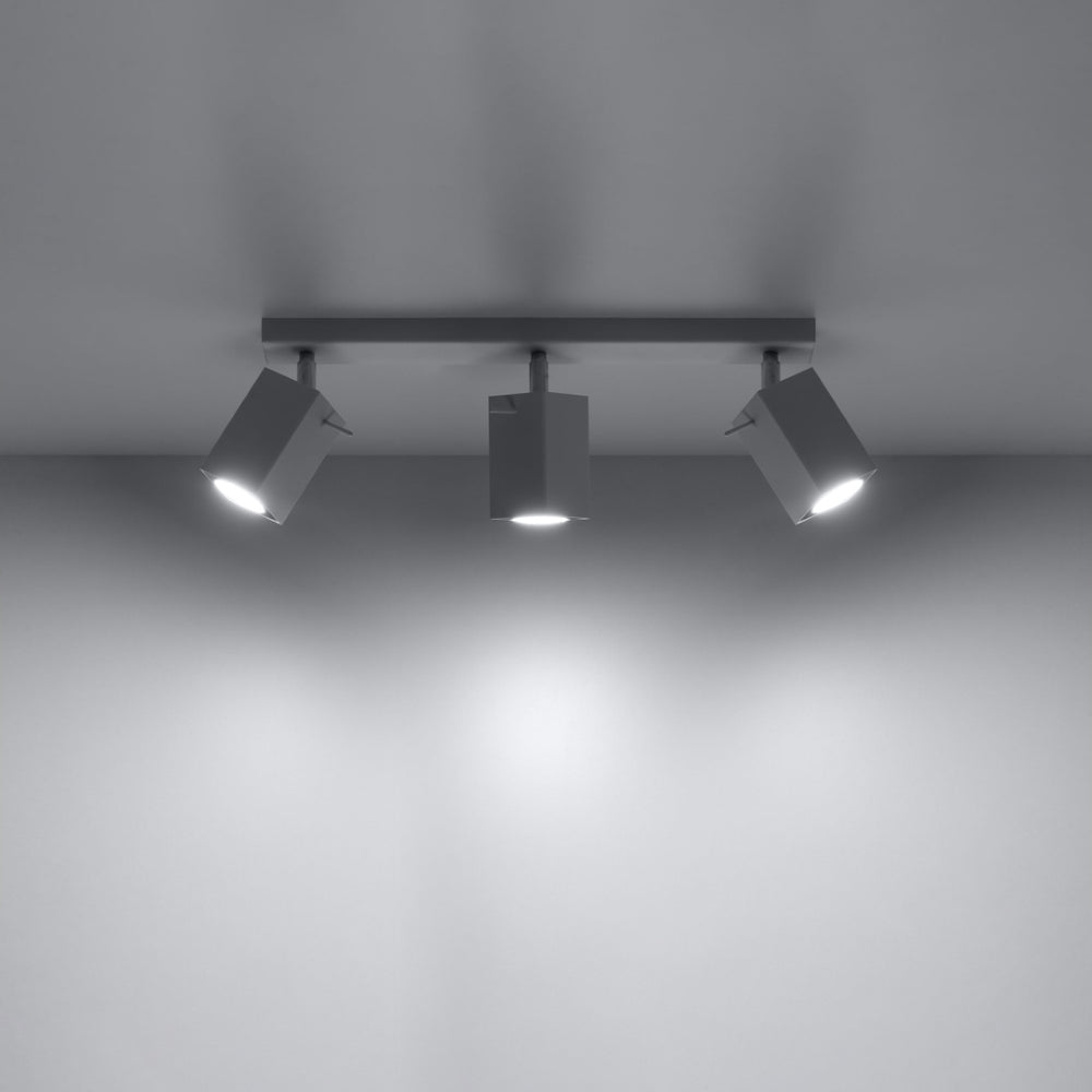 LED Plafondspot wit MERIDA - 3 x GU10 aansluiting