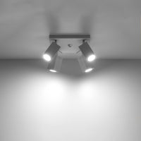 LED Plafondspot wit MERIDA - 4 x GU10 aansluiting