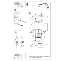 Plafondspot MONO 1 wit