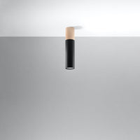 Plafondspot PABLO zwart