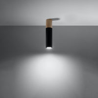 Plafondspot PABLO zwart