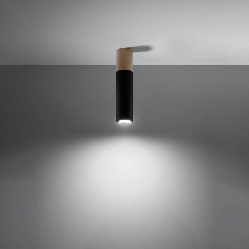 Plafondspot PABLO zwart