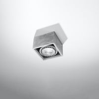 LED Plafondspot QUATRO - GU10 AR111 - excl. LED spot - Grijs