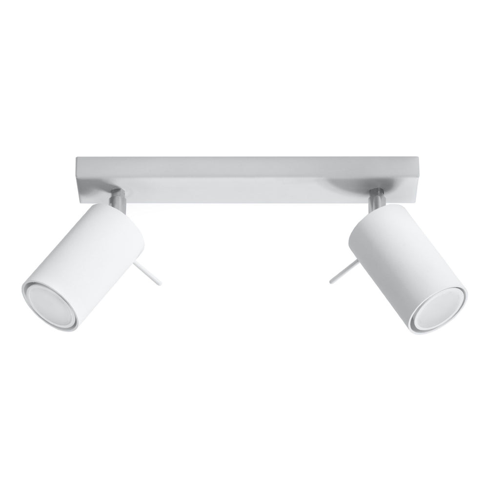 LED Plafondspot wit RING - 2 x GU10 aansluiting