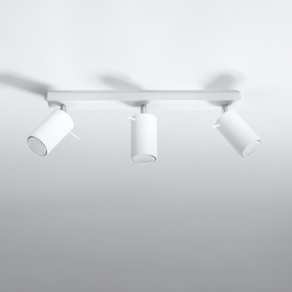 LED Plafondspot wit RING - 3 x GU10 aansluiting