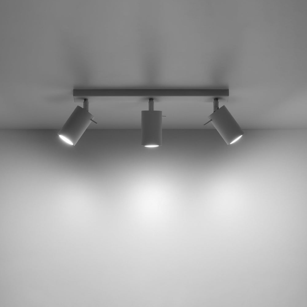 LED Plafondspot wit RING - 3 x GU10 aansluiting