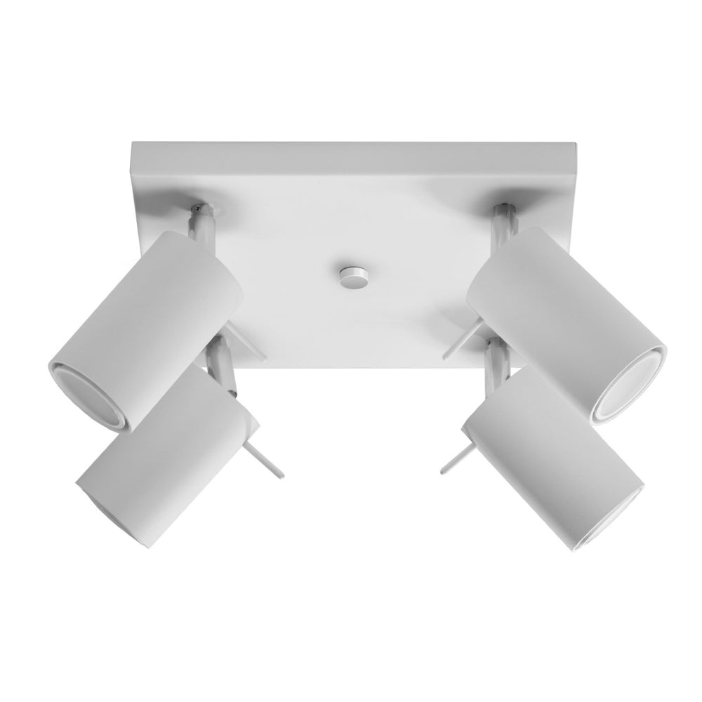 LED Plafondspot wit RING - 4 x GU10 aansluiting