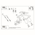 LED Plafondspot wit RING - 4 x GU10 aansluiting