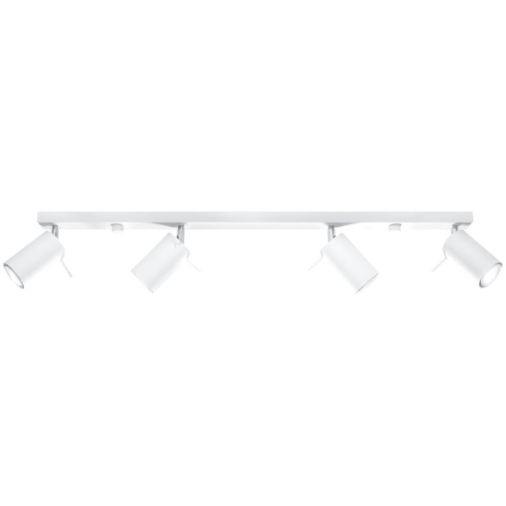 LED Plafondspot wit RING - 4 x GU10 aansluiting