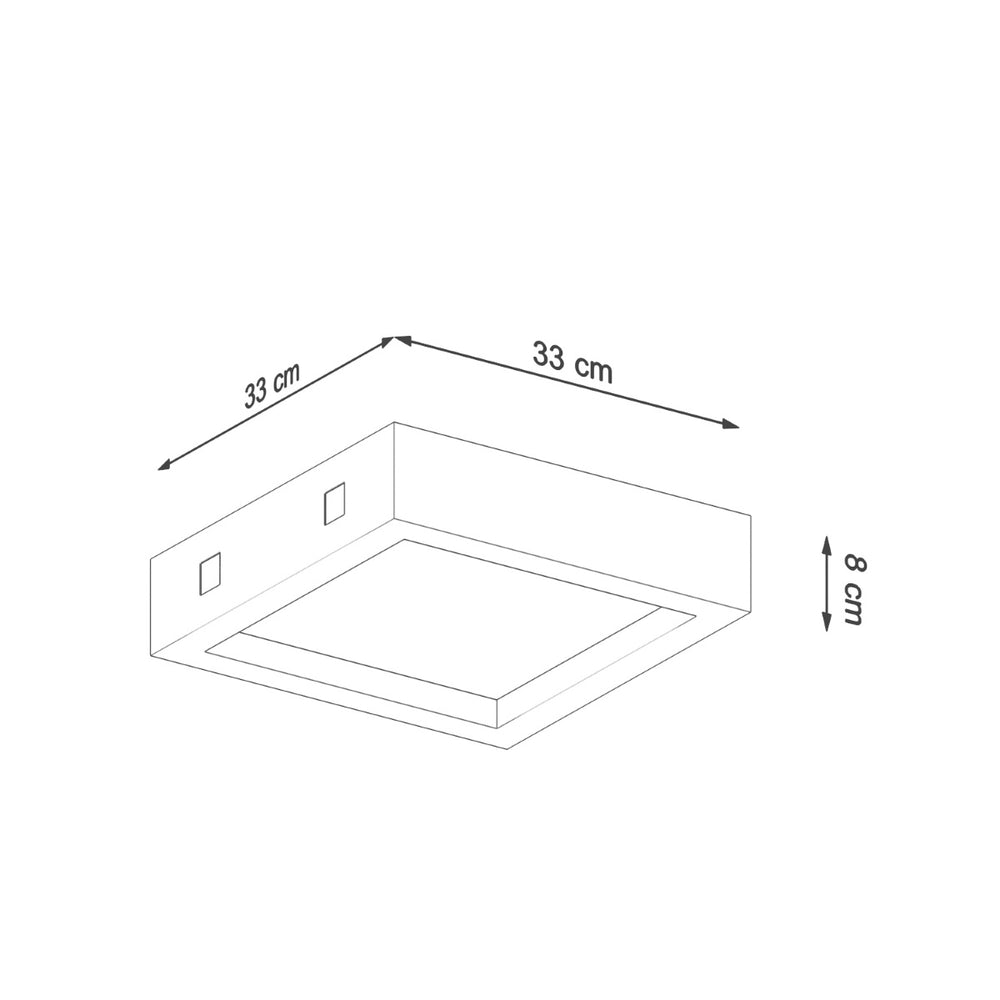 Plafondspot RIZA beton