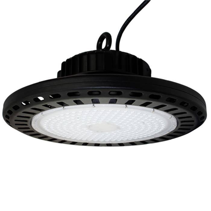 LCB LED UFO High Bay dimmable 150W 22500 lumens 3000K puce Philips IP20 CRI 80 CE RoHS garantie 5 ans