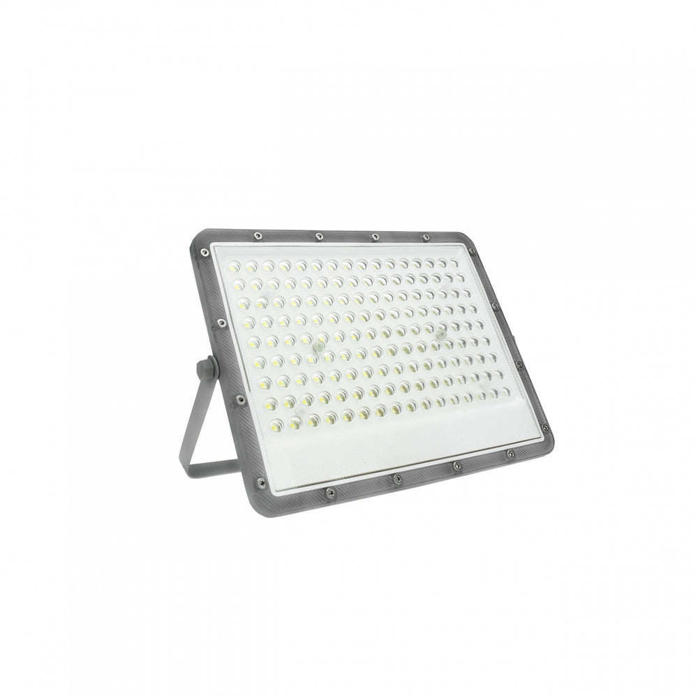 Proyector LED Spectrum 100W 4000K 8300 lúmenes 230V IP65 IK08 haz 85° Carcasa gris iluminación exterior